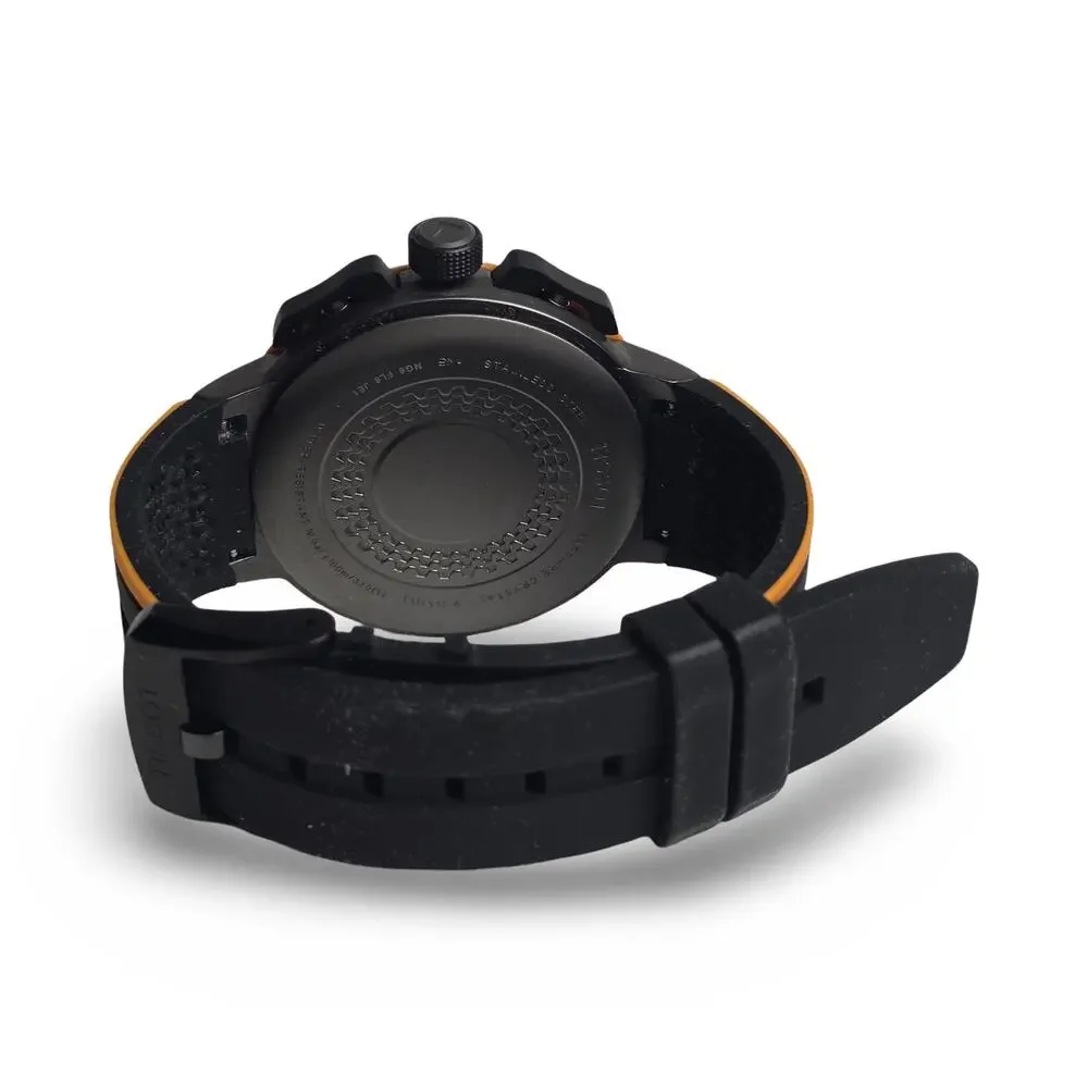 Tissot T-Race Cycling Chronograph Watch Orange Strap T111.417.37.441.04 Box